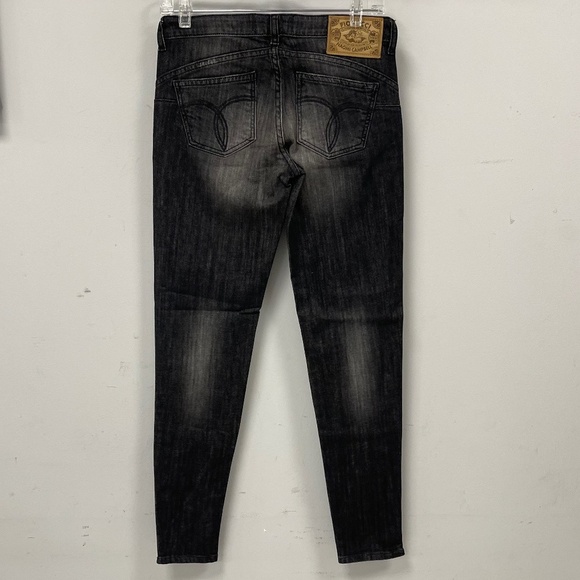 Fiorucci x Naomi Campbell Black Skinny Jeans, Size 26 - NWT - Picture 2 of 7